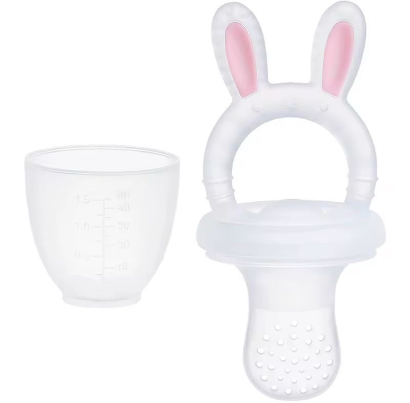 Matsmokk i matgradert silikon kanin - VELG FARGE OG STØRRELSE