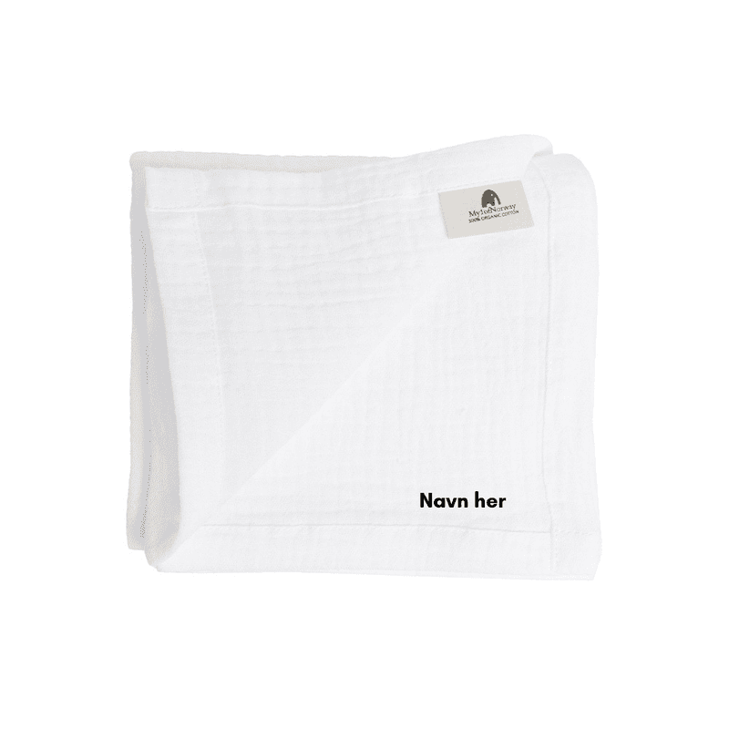 Koseklut Baby/Gulpeklut i Myk Musselin - VELG FARGE