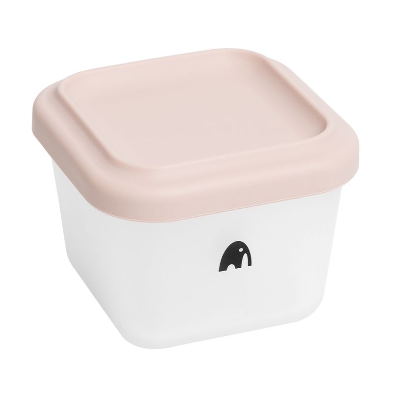 Oppbevaringsbeger firkantet 150ml - VELG FARGE