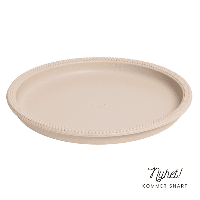 Hovedbilde Barnetallerken i silikon My1 BUBBLES - Sand 