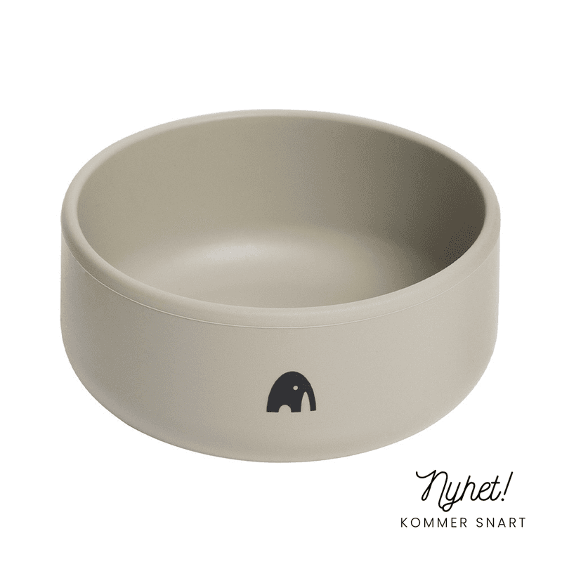 Barneskål i silikon My1 BASIC - Pistasj 